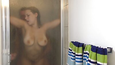 Ex girlfriend fucked hard in the shower